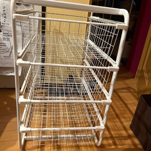 IKEAメッシュバスケット4段