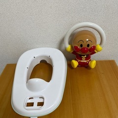 アンパンマン　幼児用補助便座&踏み台　トイトレの画像