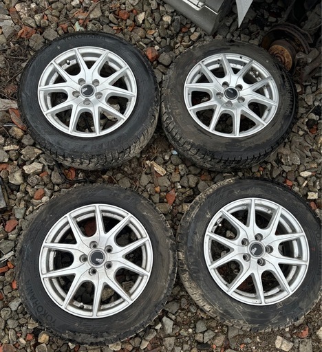 ヨコハマタイヤ2023年モデル スポーツデイジーホイールは傷がほとんどない185/65R15 88Q