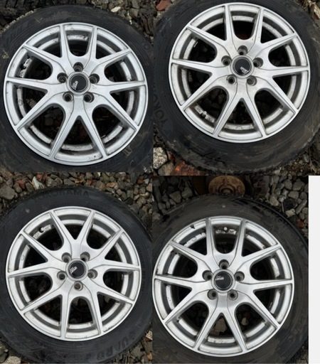ヨコハマタイヤ2023年モデル スポーツデイジーホイールは傷がほとんどない185/65R15 88Q