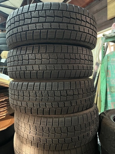 185/60R15 とりあえずスタッドレスに組み替え工賃込み