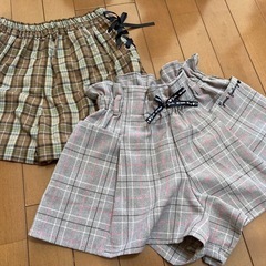 キッズ　子ども服（中古）120  キュロット　スカートの画像
