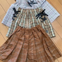 キッズ　子ども服（中古）120  キュロット　スカートの画像