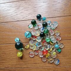 昭和のガラスのおはじき、ビー玉