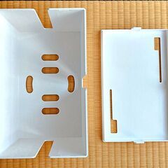 バッファロー BUFFALO ケーブルボックス 電源タップ&ケーブル収容 Sサイズ ホワイト BSTB01SWHの画像