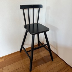 IKEA ハイチェア　ブラック