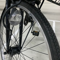 シティサイクル　黒色　27インチの画像