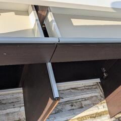 カウンターテーブル　格安　ニトリ　棚付きの画像