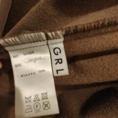  GRL襟無しコート フリーサイズの画像