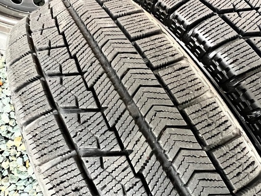 155/65R14 スタッドレススチールホイールセット ブリヂストン BLIZZAK VRX タント ムーヴ ワゴンR ラパンなどダイ