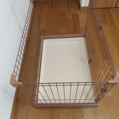 【商談中】ペットケージ　リッチェル　ペット用お掃除簡単サークル９０-６０の画像
