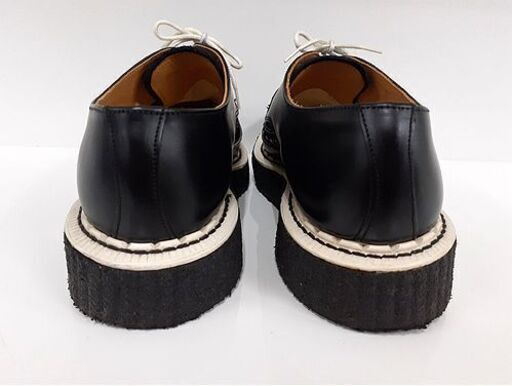 札幌【GEORGE COX 3705 M/G GIBSON size8（約27cm）】666 ラバーソール レザー＆スエード ブラック