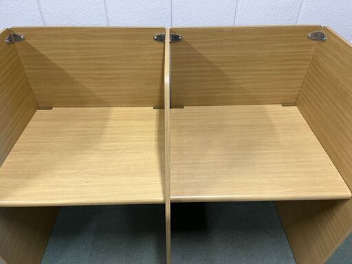 個別ブース 5人用 学習塾 自習室 勉強机 木製 連結 多目的 幅403cm