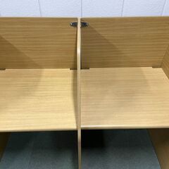 個別ブース 5人用 学習塾 自習室 勉強机 木製 連結 多目的 幅403cm×奥行80m×高さ121.5cm の画像