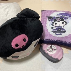 クロミちゃん ぬいぐるみ ポーチ クッション 