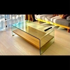 ガラス　センターテーブルの画像