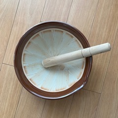すりこぎとすり鉢の画像
