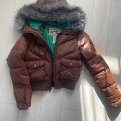 美品　Abercrombie  ショートダウン
