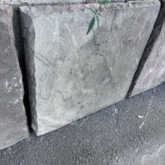 大きい庭石　3枚
