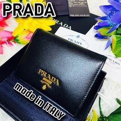 牛革✨PRADA✨プラダ✨財布✨サファイアーノ✨ゴールド金具✨1...