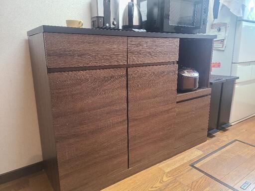 （取引中）キッチンカウンター　キャビネット　12/14まで