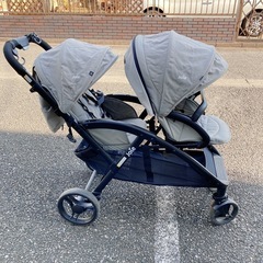 joie 2人乗りベビーカー 縦型