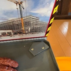 商談中　子供タワークレーン　おもちゃの画像