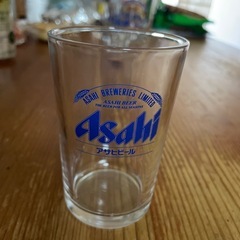 町中華　　昭和　アサヒビール　　小さいコップ

