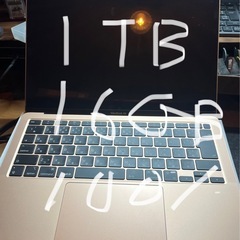 M1 MacBook Air 1TB 16GB バッテリー100...