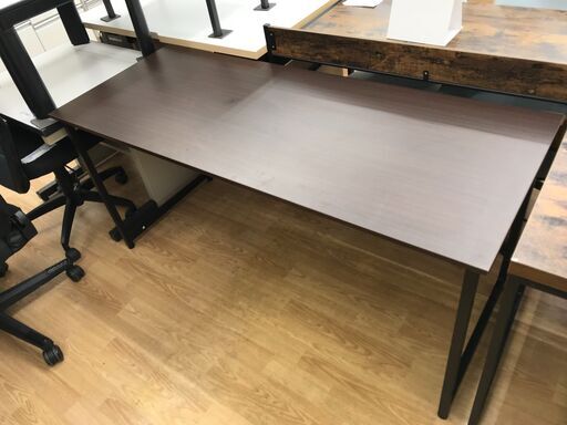 ★ジモティ割あり★  ワークデスク ブラウン H70×W150×D60 クリーニング済み KJ7147