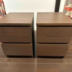 イケア（IKEA）マルムベッド・マルムチェスト３段・マルムチェスト２段×2の画像