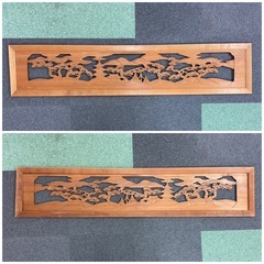 欄間　1枚のみ　建具　中古品　横幅約177cm×高さ37cm 　...