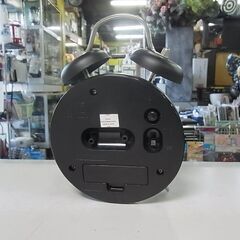 【⑤】BRUNO　ブルーノ　目覚まし時計　置き時計　ベル音　ツインベルクロック　モノクロ　の画像