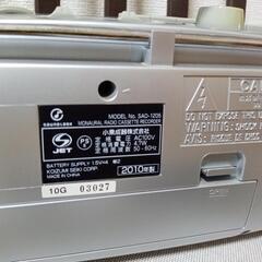 小泉成器 ラジカセの画像