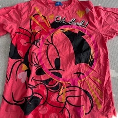 ディズニーのTシャツ　ピンク