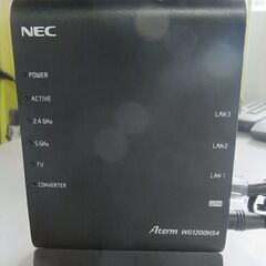 【④】NEC　無線LANルーター　Aterm　WG1200HS4　Wi-Fi 5対応　Wi-Fiルーター　親機　子機　中継機の画像