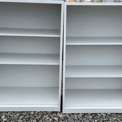 オフィス棚　収納棚　書類棚　本棚　事務用品　2点セット