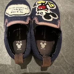 ミッキー スリッポン キッズの画像