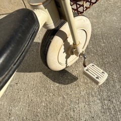 無印　三輪車　ホワイト　の画像