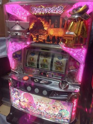 戦国コレクション２家スロ実機（コイン不要機)【配送も可】