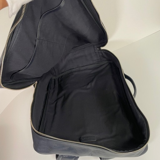 【1点限定】 新品 ビジネスレザーファクトリー ビジネスバックパック ネイビー