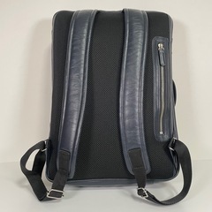 【1点限定】 新品 ビジネスレザーファクトリー ビジネスバックパック ネイビーの画像
