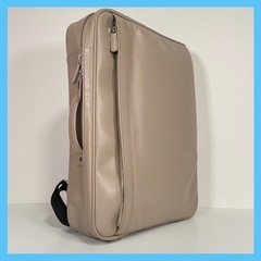 【1点限定】 新品 ビジネスレザーファクトリー ビジネスバックパ...