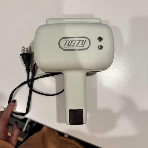 ハーフホットサンドメーカー toffy アッシュホワイト