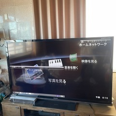 SHARP 大型液晶テレビ　80V型　テレビ台セット