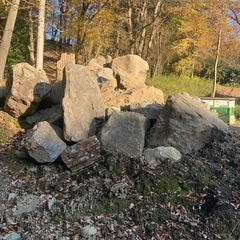 庭石 石垣 石 土留めの画像