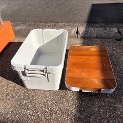【最終値下げ】【早い者勝ち】無印良品BOX+専用テーブル板の画像