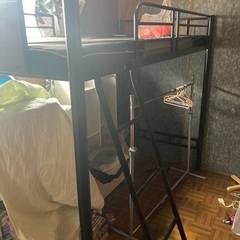 ロフトベッド　10回程度使用　黒