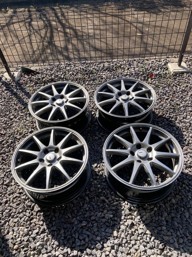 (受付終了)17インチ　ホイールのみ　4本セット　社外品