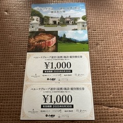 ベルーナ　優待割引券　有効期限2025/6/30